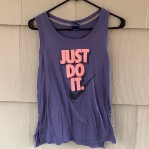 𝅺NIKE purple tank top